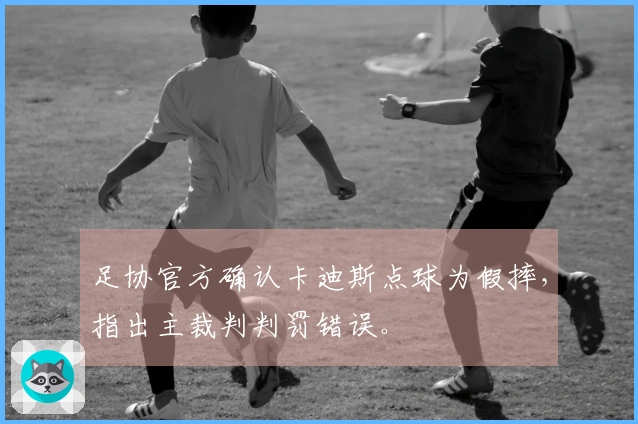 足协官方确认卡迪斯点球为假摔，指出主裁判判罚错误。